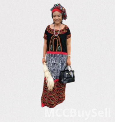Traditional Female Attire Best Cameroon Grassfield Embroidered Ceremonial Design