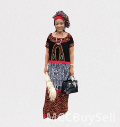 Traditional Female Attire Best Cameroon Grassfield Embroidered Ceremonial Design 4