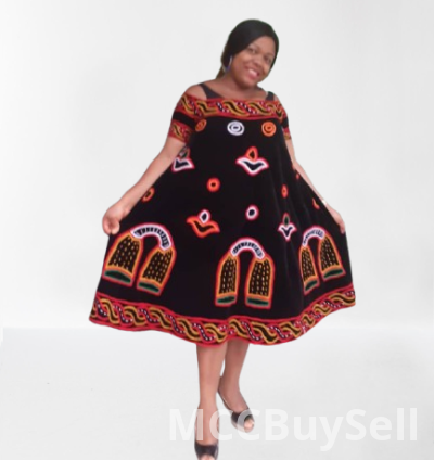 Traditional Female Attire Best Cameroon Grassfield Embroidered Ceremonial Design