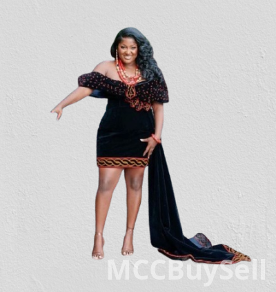 Traditional Female Attire Best Cameroon Grassfield Embroidered Ceremonial Design 4