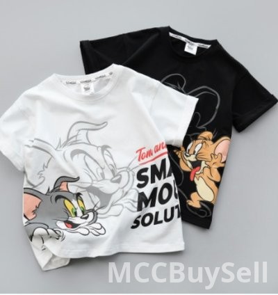 Tom and Jerry graphics designs with a mix of bold colors 3