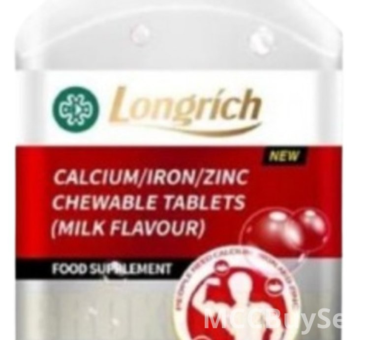 Longrich Chewable Calcium for Strong Bones and Teeth.