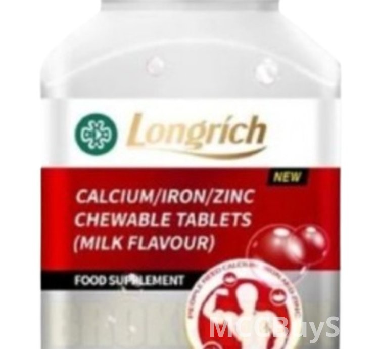 Longrich Chewable Calcium for Strong Bones and Teeth.