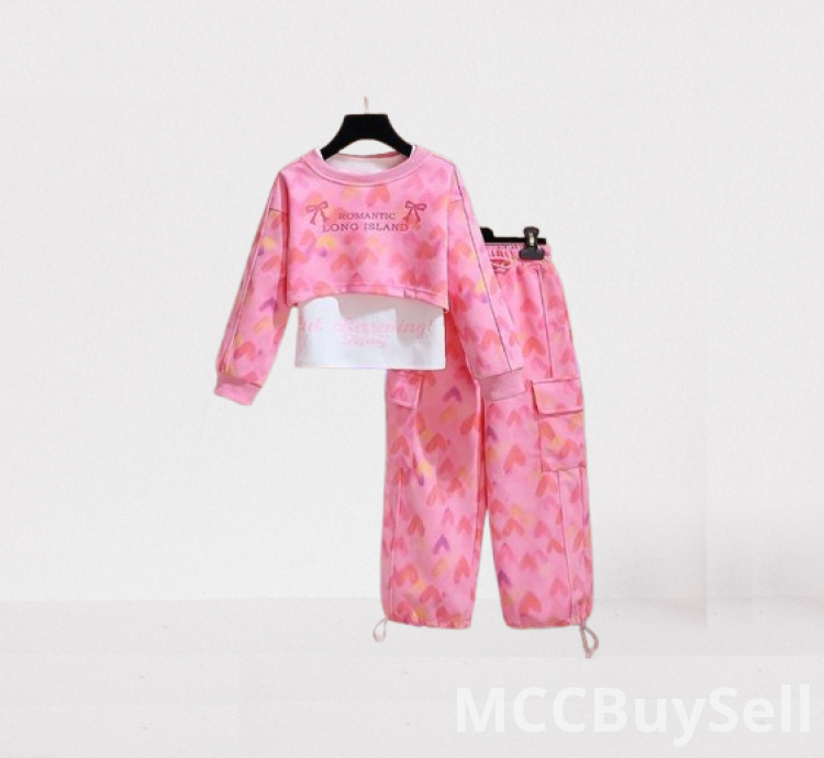 Kids' Girls' Wear, Long Sleeves Top & Trousers