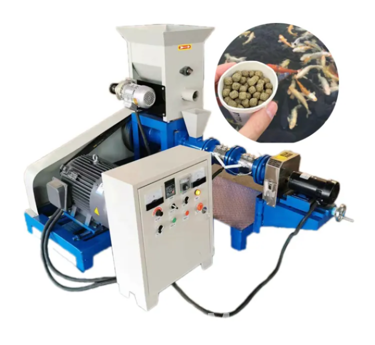 Floating Fish Feed Processing Machine for Sale, 40-300kg/h Production Capacity