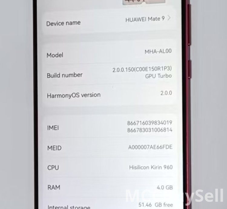 Huawei Mate 9,  4G +64G