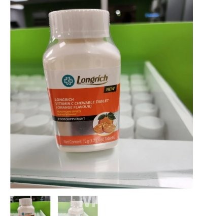 Longrich Vitamin C Chewable Tablets for Immune Support. 3