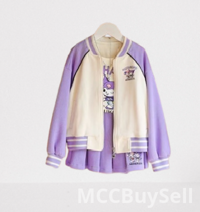 Kids' Girls' Coat, T-Shirt & Skirt Set, Perfect Design.