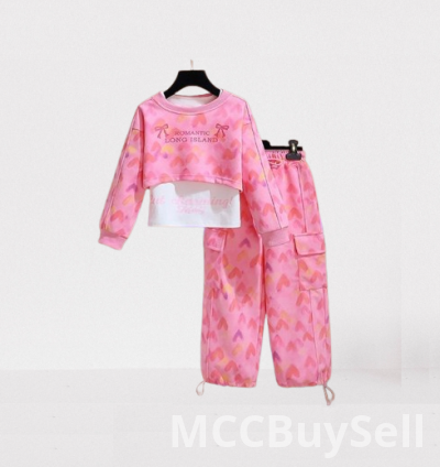 Kids' Girls' Wear, Long Sleeves Top & Trousers