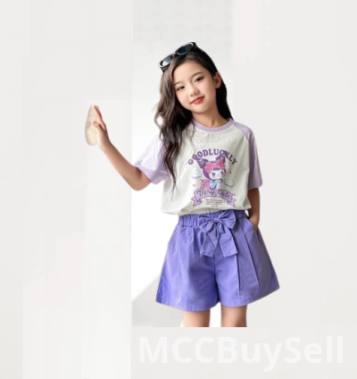 Kids' Girls' Wear, Beautiful Shorts & T-Shirt Set