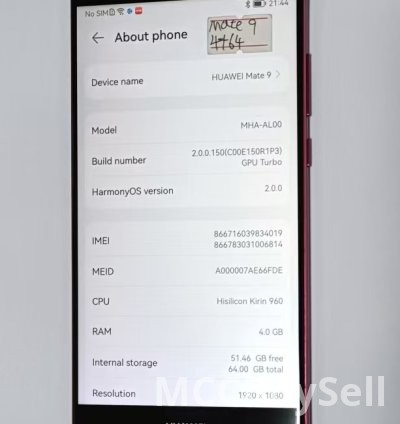 Huawei Mate 9,  4G +64G 7