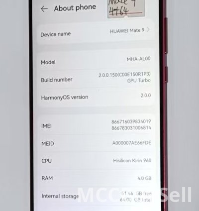 Huawei Mate 9,  4G +64G 6