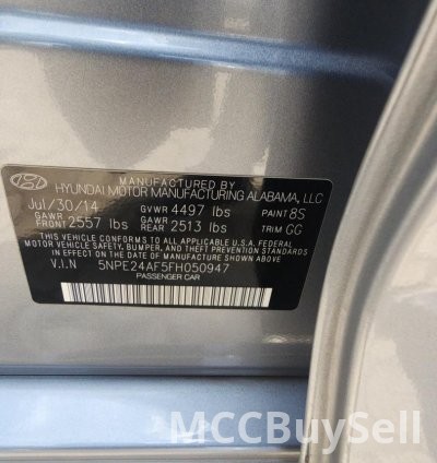 2015 Hyundai sonata automatic for sale 6