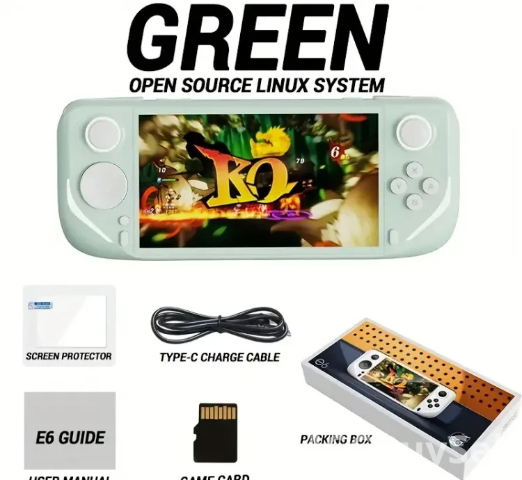 E6 Portable Gaming Console Video Games