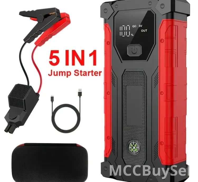 Jump Start, Air Pump Compressor, Cars and Truck Starter Battery Charger