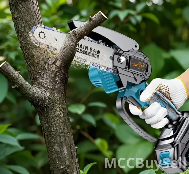 Cordless Chain Saw Portable, and Rechargeable Battery