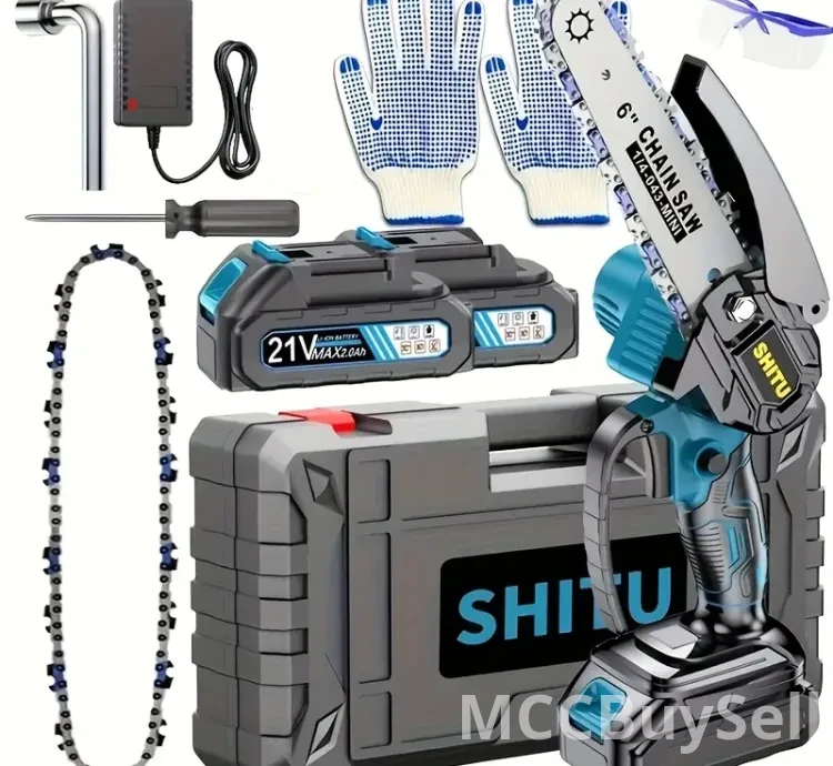 Cordless Chain Saw Portable, and Rechargeable Battery