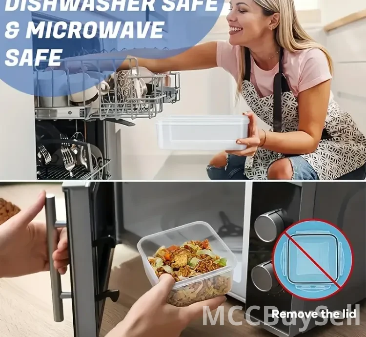 48 Pieces Food Storage Containers, Fresh-Keeping Boxes