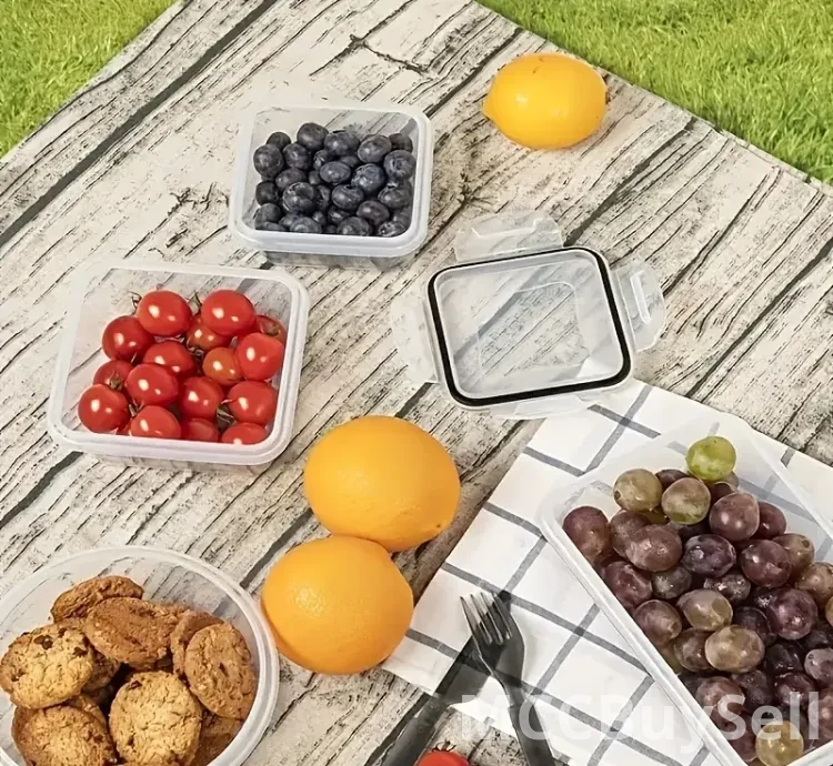 48 Pieces Food Storage Containers, Fresh-Keeping Boxes