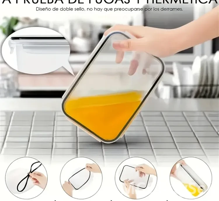 48 Pieces Food Storage Containers, Fresh-Keeping Boxes