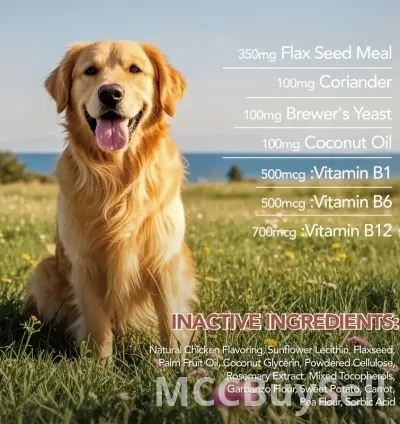 Pet Supplies And Tic Health For All Dogs: Natural Flax Seed Meal 3