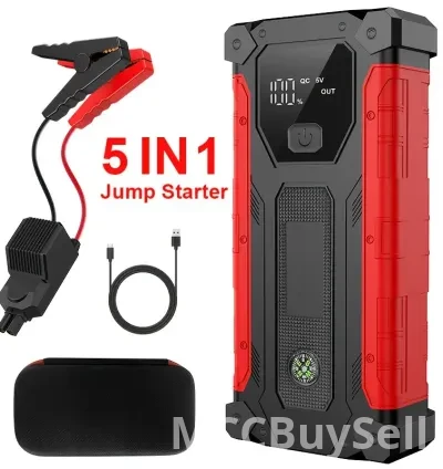 Jump Start, Air Pump Compressor, Cars and Truck Starter Battery Charger 3