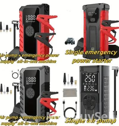 Jump Start, Air Pump Compressor, Cars and Truck Starter Battery Charger