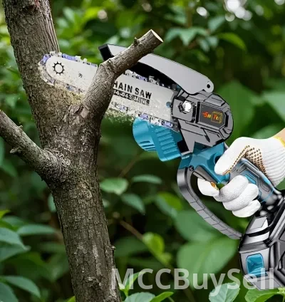 Cordless Chain Saw Portable, and Rechargeable Battery 6