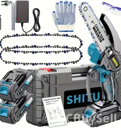 Cordless Chain Saw Portable, and Rechargeable Battery