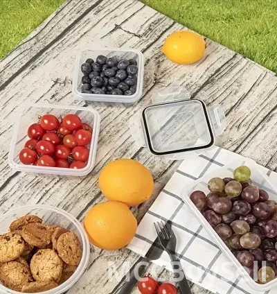 48 Pieces Food Storage Containers, Fresh-Keeping Boxes 8