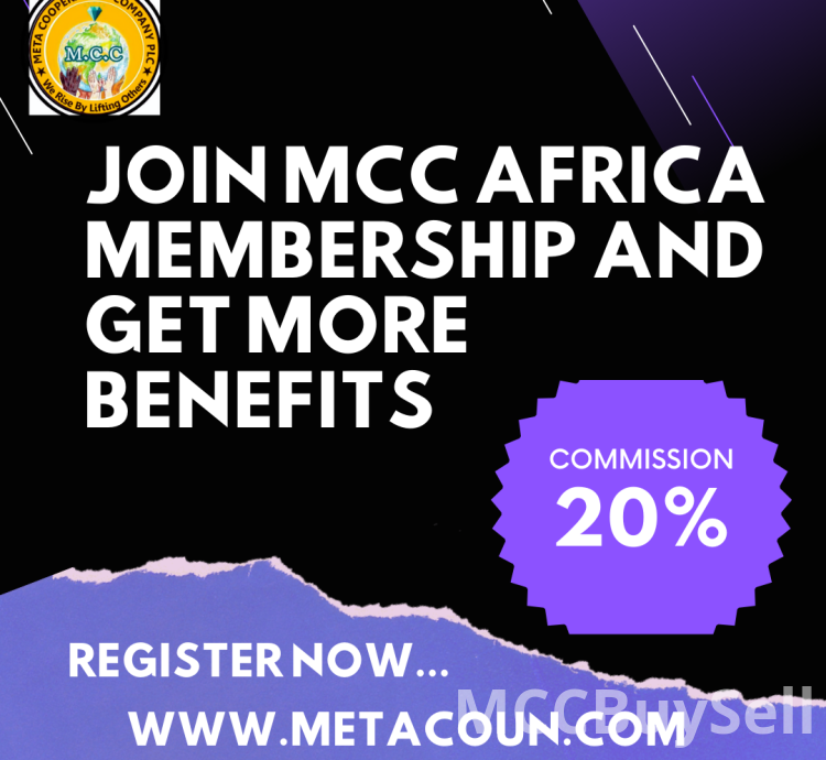 MCC PLC Africa membership package earns you a 20% referral commission