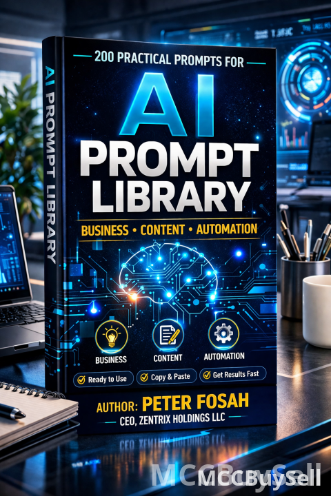 200+ AI Prompt Library — Practical Prompts for Business, Content & Automation